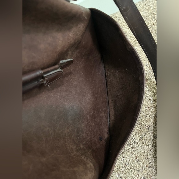 Vintage Coach Bucket Drawstring Bag Brown 9804 - Picture 12 of 16